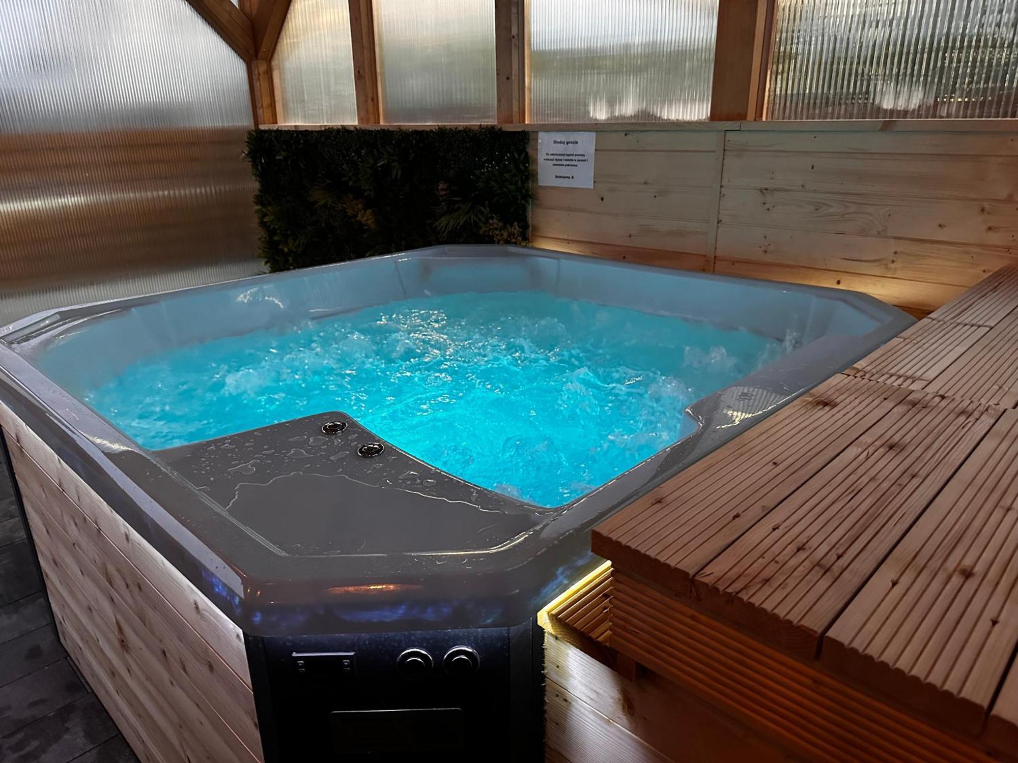 Domki Zlote Piaski Kryty Basen Sauna Jacuzzi Jastrzębia Góra المظهر الخارجي الصورة